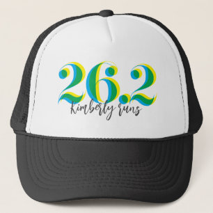 Gepersonaliseerde 26.2 Marathon lopen Trucker Pet