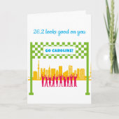 Gepersonaliseerde 26.2 Tokyo Japan Marathon Congra Kaart (Voorkant)