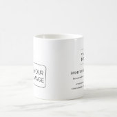 Gepersonaliseerde 2 Afbeeldingen Business Logo Cor Koffiemok (Center)