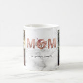 Gepersonaliseerde 2 Foto Beste Dans Moeder Ooit Ro Koffiemok (Center)