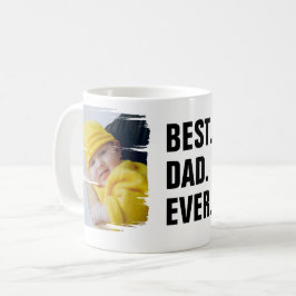 Gepersonaliseerde 2 foto Beste papa ooit vaders da Koffiemok