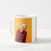 Gepersonaliseerde 2 Foto Collage Koffie Mok (Voorkant links)