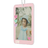 Gepersonaliseerde 2 foto en 2 naam luchtverfrisser (Links)