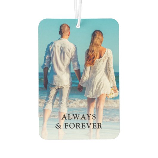 Gepersonaliseerde 2 foto luchtverfrisser (Achterkant)