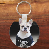 Gepersonaliseerde 2 foto Sleutelhanger (Voorkant)