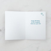 Gepersonaliseerde 2e Verjaardag Cupcake Kaart (Binnen)