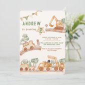 Gepersonaliseerde 2e verjaardag voor jongen kaart (Staand voorkant)