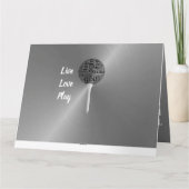 Gepersonaliseerde 30e Golf Verjaardag Kaart voor h (Achterkant)