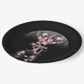 Gepersonaliseerde 30e verjaardag Luxe champagne Papieren Bordje (Gekanteld)