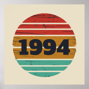 Gepersonaliseerde  30e verjaardagscadeaus poster