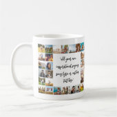 Gepersonaliseerde 32 Fotocollage Aangepaste offert Koffiemok (Links)