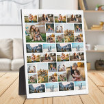 Gepersonaliseerde 32 Fotocollage Fotoplaat<br><div class="desc">Creëer Uw Eigen Gepersonaliseerde 32 Fotocollage Plaque Home Decor</div>