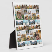 Gepersonaliseerde 32 Fotocollage Fotoplaat (Zijkant)