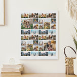 Gepersonaliseerde 32 Fotocollage Imitatie Canvas Print<br><div class="desc">Creëer Uw eigen gepersonaliseerde 32 Fotocollage Canvas</div>