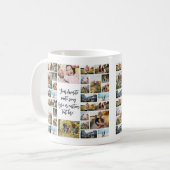 Gepersonaliseerde 34 Fotocollage Aangepaste offert Koffiemok (Voorkant links)