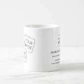 Gepersonaliseerde 3 Afbeeldingen Zakelijke Logo Co Koffiemok (Center)