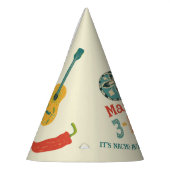 Gepersonaliseerde 3-Esta Jongens Mexicaanse Verjaa Feesthoedjes (Links)