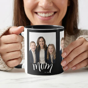 Gepersonaliseerde 3 foto Moeder Kinderen Jaar Opri Mok