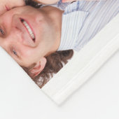 Gepersonaliseerde 3 Monogrammen van de Foto Collag Fleece Deken (Hoek)