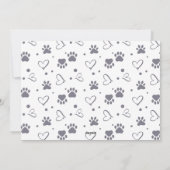 Gepersonaliseerde 3 Pet Photo Woof You Merry Chris Feestdagenkaart (Achterkant)