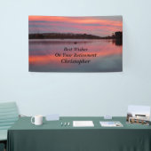 Gepersonaliseerde 3 regels van de tekst Visser Pen Spandoek (Beurs)