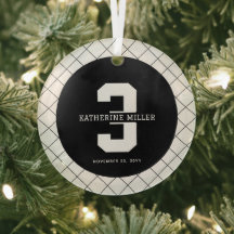 Gepersonaliseerde 3e Verjaardag Modern en Elegant