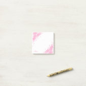 Gepersonaliseerde 3x3 Post-it-notities met Roze Ke Post-it® Notes (Op bureau)