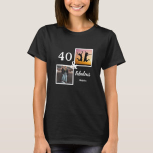 Gepersonaliseerde 40 & fantastische vrouwen cadeau t-shirt