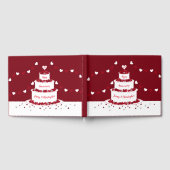 Gepersonaliseerde 40e Ruby Wedding Jubileum cake Gastenboek (Volledig)