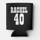 Gepersonaliseerde 40e verjaardag Zwart Wit Koelbox Blikjeskoeler (Voorkant)