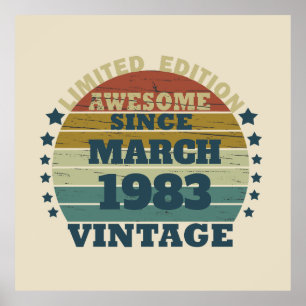 Gepersonaliseerde  40e verjaardagscadeaus poster