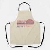 Gepersonaliseerde  40e verjaardagscadeaus schort (Voorkant)