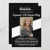 Gepersonaliseerde 40e Verrassingsverjaardagsfeest  Kaart (Voorkant / Achterkant)