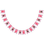 Gepersonaliseerde 40ste verjaardag Bunting Vlaggetjes (Alle)