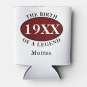 Gepersonaliseerde 40ste verjaardag Geboorte van ee Blikjeskoeler (Voorkant)