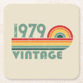 Gepersonaliseerde  45e verjaardagscadeaus kartonnen onderzetters (Voorkant)