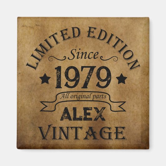 Gepersonaliseerde  45e verjaardagscadeaus magneet (Voorkant)