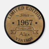 Gepersonaliseerde  45e verjaardagscadeaus magneet (Voorkant)