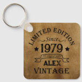 Gepersonaliseerde  45e verjaardagscadeaus sleutelhanger (Voorkant)