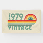 Gepersonaliseerde  45e verjaardagscadeaus spandoek (Horizontaal)