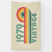 Gepersonaliseerde  45e verjaardagscadeaus spandoek (Verticaal)