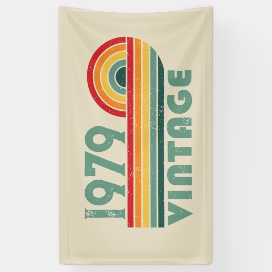 Gepersonaliseerde  45e verjaardagscadeaus spandoek (Verticaal)