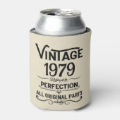 Gepersonaliseerde 45e verjaardagscadeaus zwart blikjeskoeler (Blikje Voorkant)