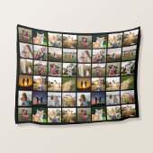 Gepersonaliseerde 48 fotocollage fleece deken