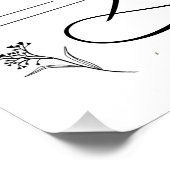 Gepersonaliseerde 4 foto collage liefde je vader w perfect poster (Hoek)