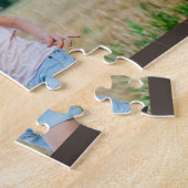 Gepersonaliseerde 4-foto collage puzzel | 16 x 20  legpuzzel (Zijkant)