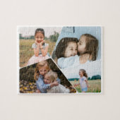 Gepersonaliseerde 4-foto collage puzzel | 8 x 10 i (Horizontaal)