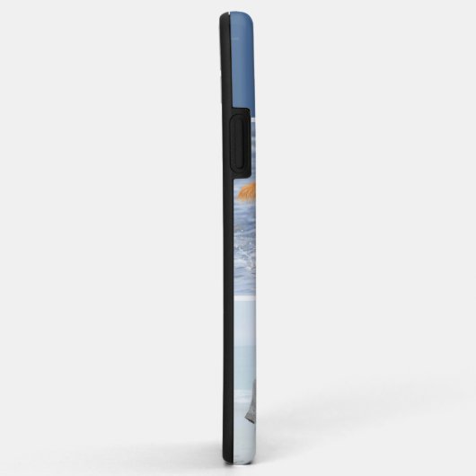 Gepersonaliseerde 4 fotocollage positief citaat bl Case-Mate iPhone case (Achterkant/rechts)