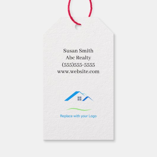 Gepersonaliseerde 4 juli Marketing Cadeaulabel (Achterkant)