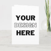 Gepersonaliseerde 4 kanten bruiloft gevouwen 5x7 (Achterkant)